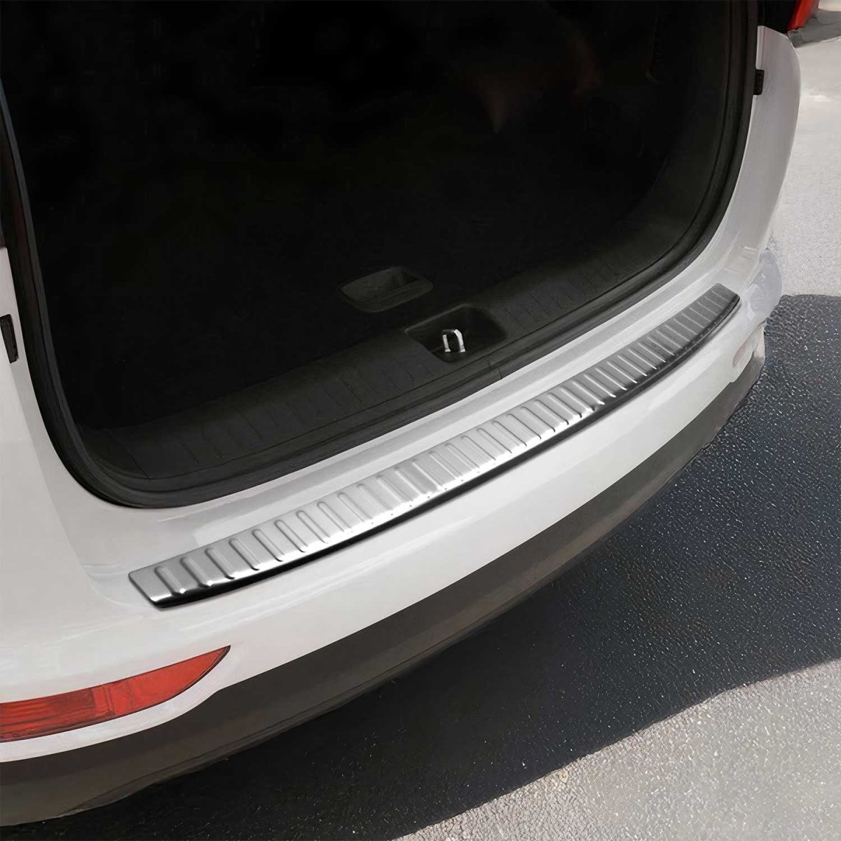 Kia Sportage Bumper Sill Cover - Rear - Omac - Brushed Silver - '17-'19